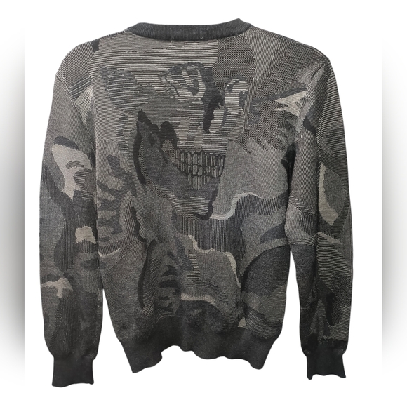 RARE HTF Alexander McQueen Skull Camouflage Sweater - Picture 2 of 5